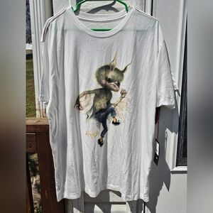 RVCA Bat boy T-shirt Mens XXL Artist Network Matt Gordon Rare Design